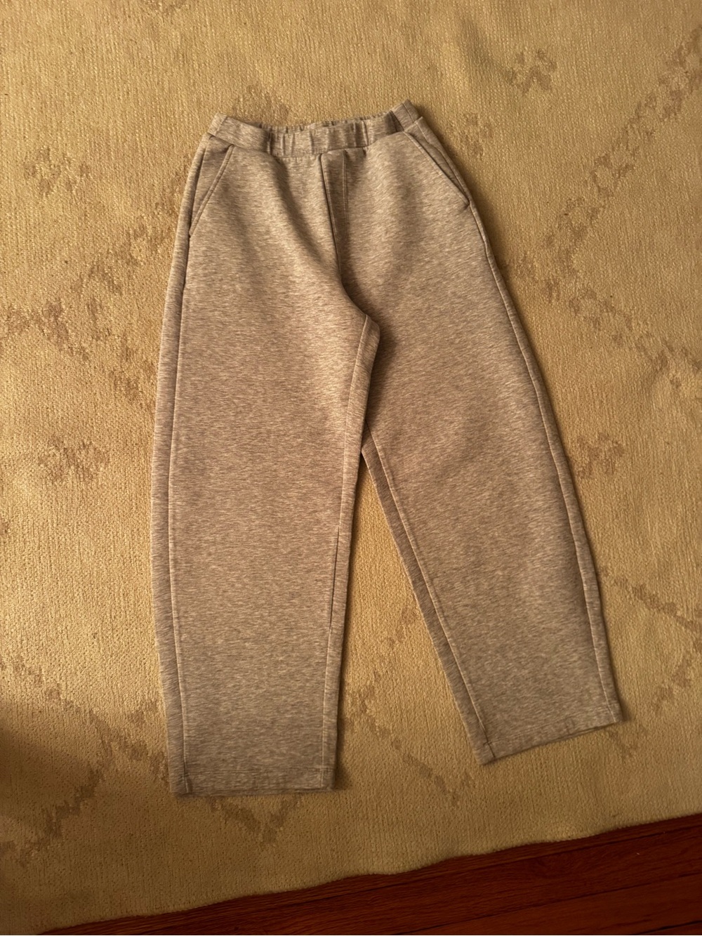 Uniqlo Kids Heather Gray Jogger Sweatpants